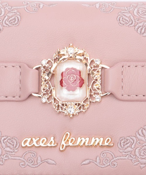 希少品＊axes femme アクシーズファム ＊薔薇柄の可愛いキャリーバック 薔薇モチーフキルトバッグ | outlet | axes femme online shop