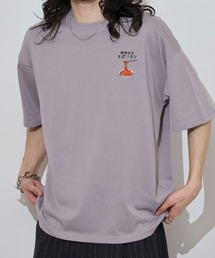 FUNALIVE | 純喫茶 刺繍ワイドTシャツ 吸水速乾 UVカット(Tシャツ/カットソー)