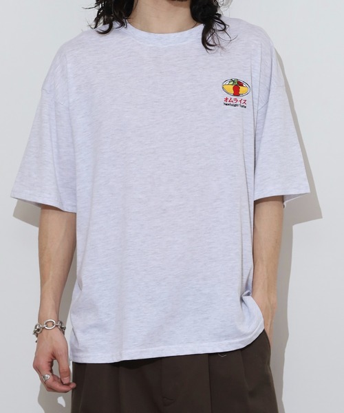 FUNALIVE(ファンアライブ)の「純喫茶 刺繍ワイドTシャツ 吸水速乾 UVカット(Tシャツ/カットソー・メンズ・ブラック/グレイッシュベージュ/ブラック系その他2/イエロー/スミクロ/ネイビー/ミント/ホワイト/グリーン/ピンク/ブルー/ホワイト系その他2・M/L/LL)」の3枚目の写真