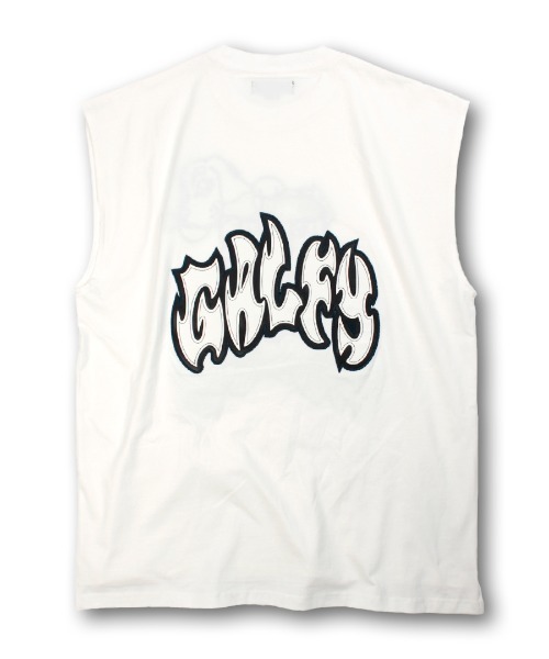 GALFY（ガルフィー）の「GALFY（ガルフィー）袖を忘れしT/ノースリーブTシャツ メンズ レディース ユニセックス（Tシャツ/カットソー・メンズ・ダークグレー/ホワイト/ブラック・LL/L）」の4枚目の写真