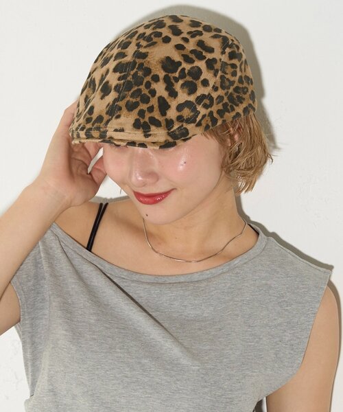 WHO'S WHO gallery（フーズフーギャラリー）の「アソートハンチング（ハンチング/ベレー帽・レディース・ブラウン・FREE）」の3枚目の写真