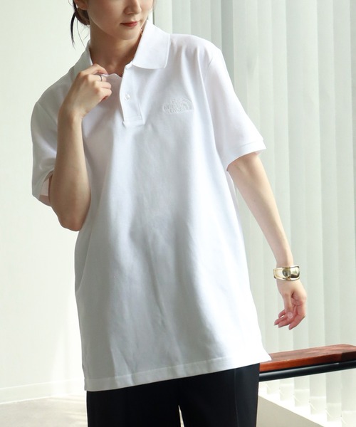 THE NORTH FACE（ザノースフェイス）の「【THE NORTH FACE/ザノースフェイス】ESSENTIAL REGULAR POLO/エッセンシャル レギュラーポロ（ポロシャツ・メンズ・ホワイト/ネイビー/ブラック・S/M/L/XL/XXL）」の14枚目の写真