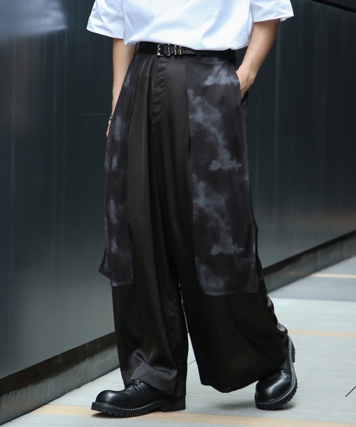 HARE（ハレ）の「【SET UP対応】シアーフラシパンツ(HARE)（その他パンツ・メンズ・ブラック/ブラック系その他/グレー・FREE）」の3枚目の写真