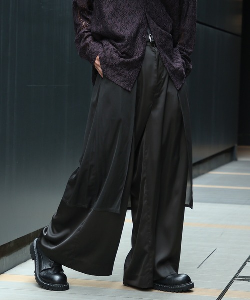 HARE（ハレ）の「【SET UP対応】シアーフラシパンツ(HARE)（その他パンツ・メンズ・ブラック/ブラック系その他/グレー・FREE）」の2枚目の写真