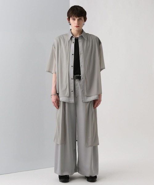 HARE（ハレ）の「【SET UP対応】シアーフラシパンツ(HARE)（その他パンツ・メンズ・ブラック/ブラック系その他/グレー・FREE）」の6枚目の写真