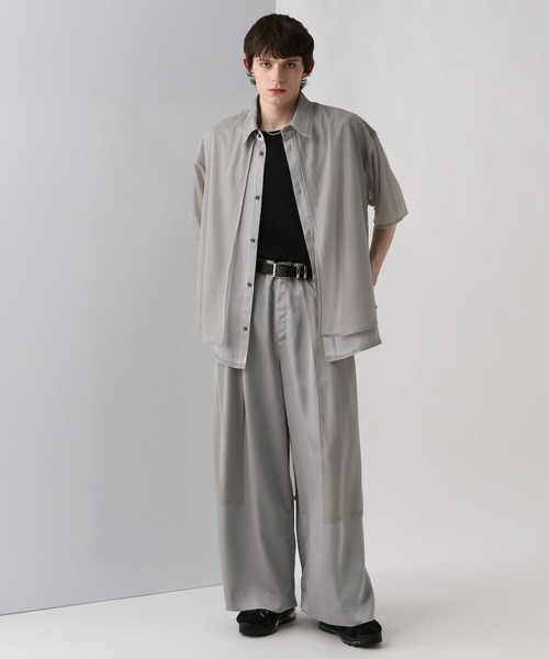 HARE（ハレ）の「【SET UP対応】シアーフラシパンツ(HARE)（その他パンツ・メンズ・ブラック/ブラック系その他/グレー・FREE）」の8枚目の写真