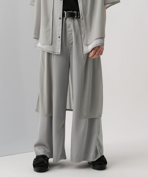 HARE（ハレ）の「【SET UP対応】シアーフラシパンツ(HARE)（その他パンツ・メンズ・ブラック/ブラック系その他/グレー・FREE）」の10枚目の写真