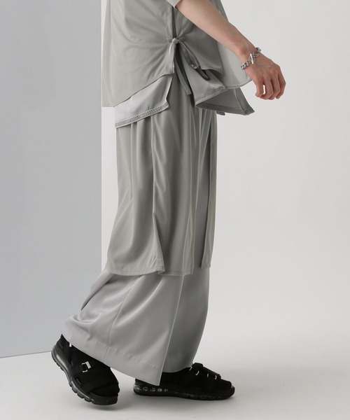 HARE（ハレ）の「【SET UP対応】シアーフラシパンツ(HARE)（その他パンツ・メンズ・ブラック/ブラック系その他/グレー・FREE）」の11枚目の写真