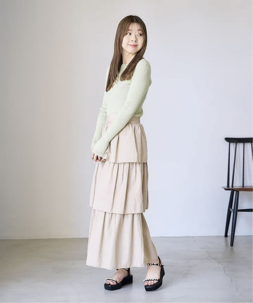 LE TALON（ルタロン）の「《追加》4cmパールプラットサンダル（サンダル・レディース・ブラック×ブラック/アイボリー/キャメル・X-SMALL/SMALL/MEDIUM/LARGE/X-LARGE）」の15枚目の写真