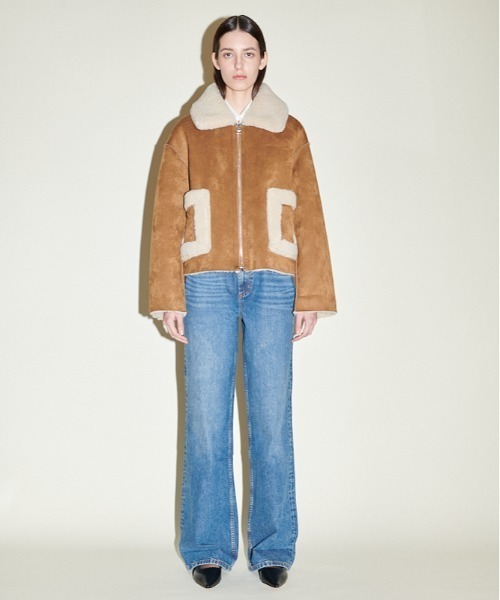 jakke(ジャッキー)の「VERA(その他アウター・レディース・タン/ブラック/ライトグリーン/レッド・M/S)」の2枚目の写真