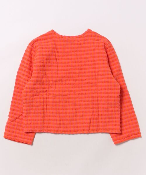 BOBO CHOSES(ボボショーズ)の「Vichy padded jacket(ノーカラージャケット・キッズ・ピンク・6-7YEAR/12-13y/10-11y/8-9y/4-5YEAR/2-3YEAR)」の5枚目の写真