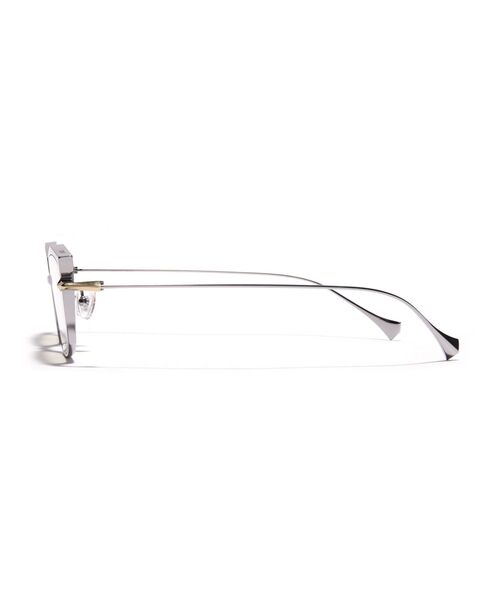 CARIN(カリン)の「【CARIN×UN3D.】EDGE LINE METAL SPECTACLES / カリン×アンスリード エッジラインメタルスペクタクル チタンフレーム(メガネ・レディース・ブラック/シルバー・FREE)」の10枚目の写真