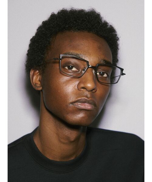 セール】【CARIN×UN3D.】EDGE LINE METAL SPECTACLES / カリン×アンス