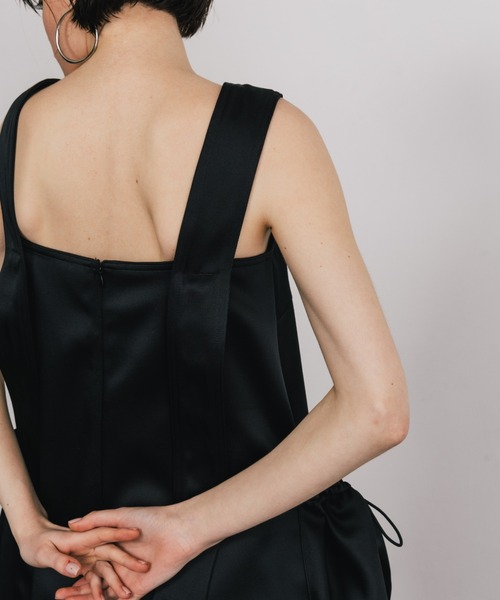 CREDONA(クレドナ)の「TENT DRESS/テントドレス(ワンピース・レディース・ブラック・1/0)」の6枚目の写真