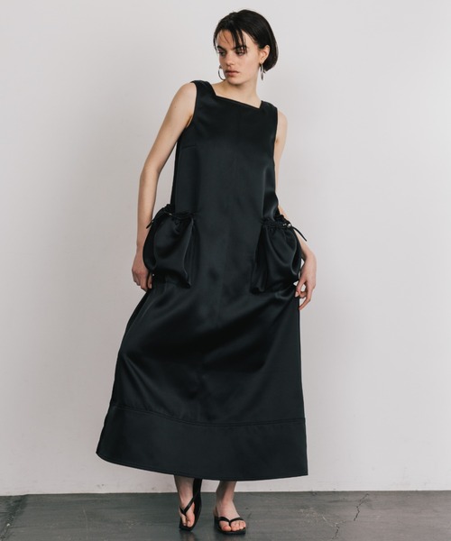 CREDONA(クレドナ)の「TENT DRESS/テントドレス(ワンピース・レディース・ブラック・1/0)」の2枚目の写真