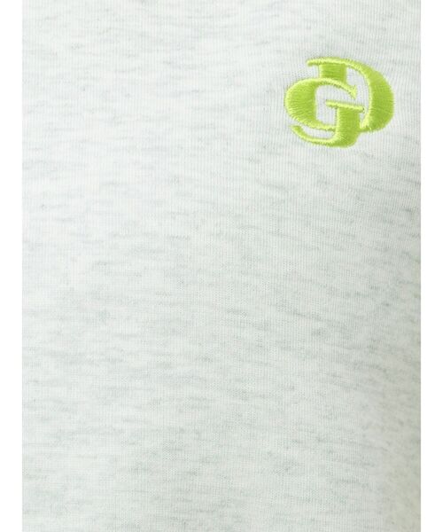 GYDA（ジェイダ）の「GD HEM スピンドルノースリショートパーカー（パーカー・レディース・オフホワイト/ブラック/ライトグレー・FREE）」の16枚目の写真