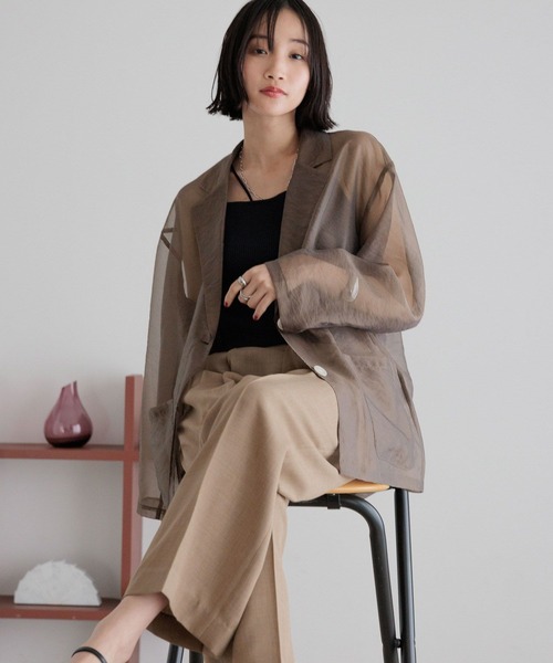 LOWRYS FARM(ローリーズファーム)の「バスケットワイドパンツ 491985(スラックス・レディース・チャコールグレー/ブラウン/ライトベージュ/ブラック・SMALL/MEDIUM/LARGE)」の22枚目の写真