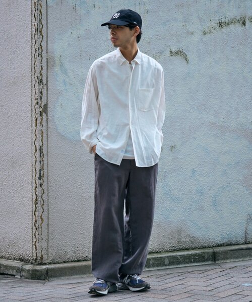 CIAOPANIC TYPY(チャオパニックティピー)の「リネンレーヨンリラックスイージーパンツ(スラックス・メンズ・ベージュ/ブラック/チャコールグレー・MEDIUM/LARGE)」の7枚目の写真