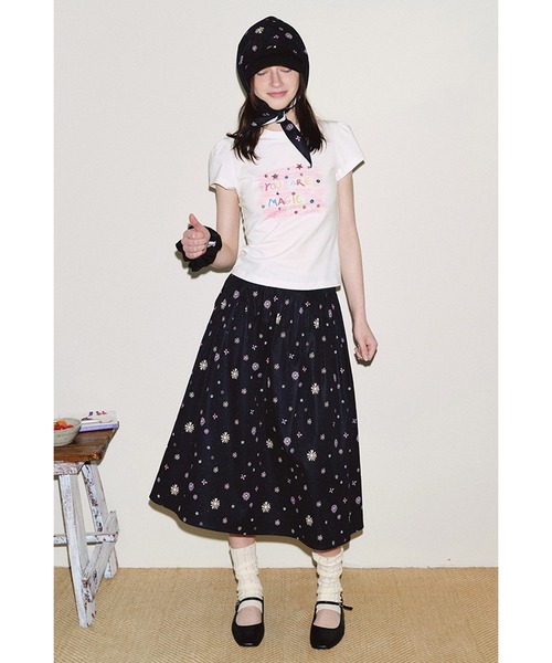 Fano Studios（ファノ ストゥディオズ）の「クレヨンレタリングプリント Tシャツ FC25S209【Fano Studios】（Tシャツ/カットソー・レディース・ホワイト・L/M/S）」の8枚目の写真