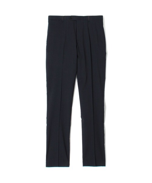 セール】Super120'sウールポリエステル ノープリーツスリムスラックス