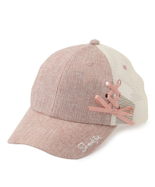 セール】レースアップメッシュキャップ（キャップ）｜SHOO・LA・RUE