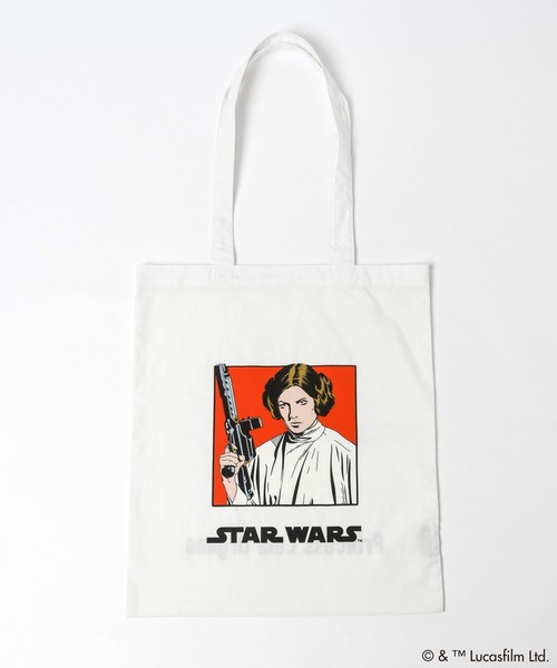 LOWRYS FARM（ローリーズファーム）の「ＳＴＡＲ　ＷＡＲＳ／トートＢＡＧ　451876（トートバッグ・キッズ・ブラック/ホワイト・FREE）」の4枚目の写真