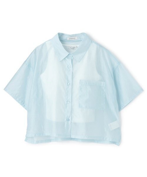 LOVETOXIC(ラブトキシック)の「【接触冷感/ひんやり】半袖シアーシャツ(シャツ/ブラウス・キッズ・サックスブルー/イエロー/ブラック/オフホワイト・L:160cm/M:150cm/S:140cm)」の15枚目の写真