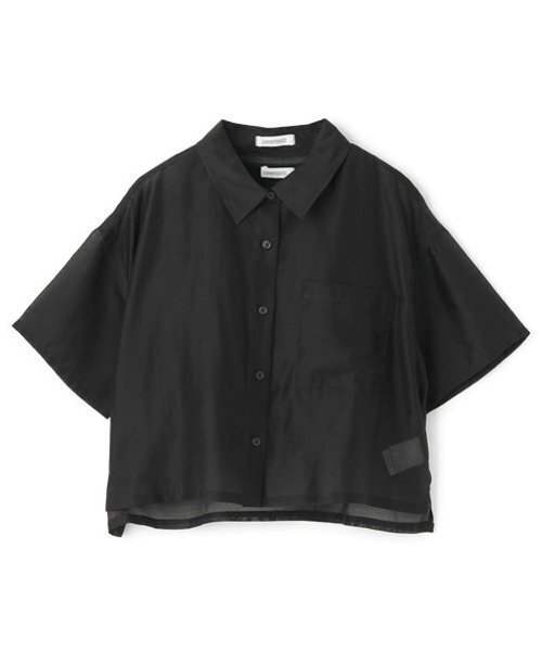 LOVETOXIC(ラブトキシック)の「【接触冷感/ひんやり】半袖シアーシャツ(シャツ/ブラウス・キッズ・サックスブルー/イエロー/ブラック/オフホワイト・L:160cm/M:150cm/S:140cm)」の16枚目の写真