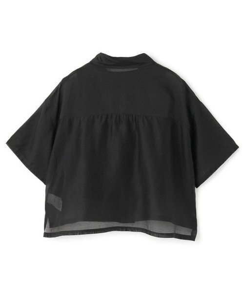 LOVETOXIC(ラブトキシック)の「【接触冷感/ひんやり】半袖シアーシャツ(シャツ/ブラウス・キッズ・サックスブルー/イエロー/ブラック/オフホワイト・L:160cm/M:150cm/S:140cm)」の17枚目の写真