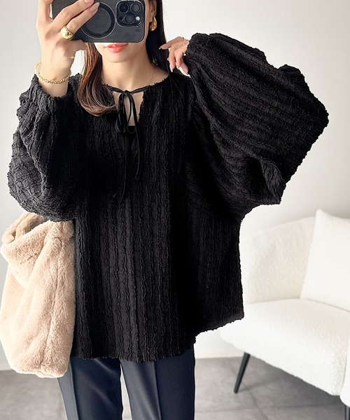 セール】一枚でサマになる大人のジャガード。前後2wayカットジャガード