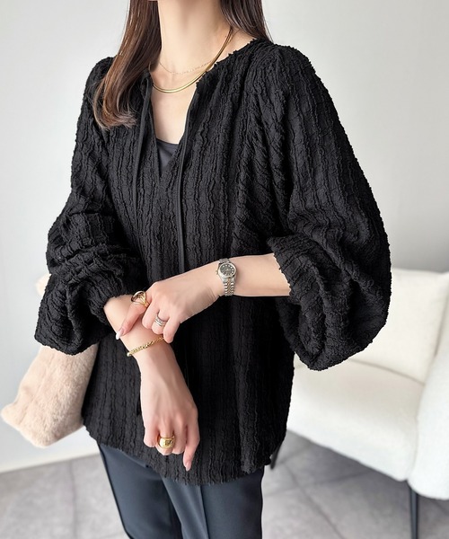 セール】一枚でサマになる大人のジャガード。前後2wayカットジャガード