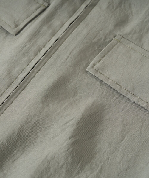 RIVE DROITE（リヴドロワ）の「【接触冷感】アセテートツイルブルゾン（ブルゾン・レディース・ブラック/カーキ/ホワイト系その他・FREE）」の13枚目の写真