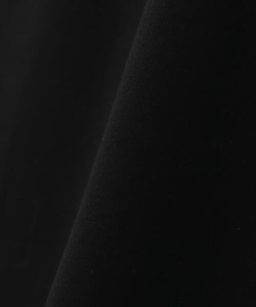 BEAVER（ビーバー）の「B omnivore/ビーオムニボー　ライン入りリブシルケット天竺ワンピ（ワンピース・レディース・ブラック/グレー・F）」の6枚目の写真