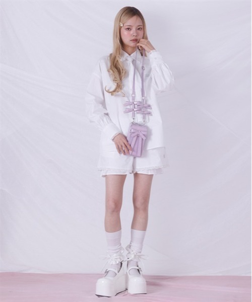 FickleBebe(フィクルベベ)の「FBリボンマルチショルダー(ショルダーバッグ・レディース・ピンク/ブラック/ブルー/シルバー/ワイン/その他2/その他1・FREE)」の7枚目の写真