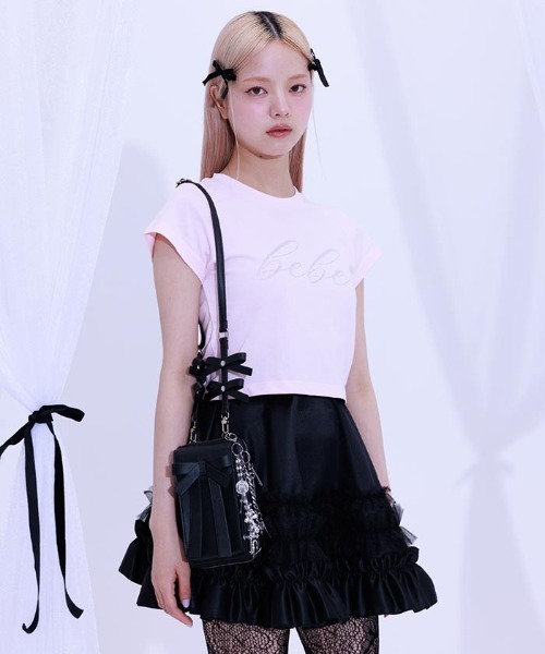 新品 FBリボンマルチショルダー シルバー FBリボンマルチショルダー（ショルダーバッグ）｜FickleBebe