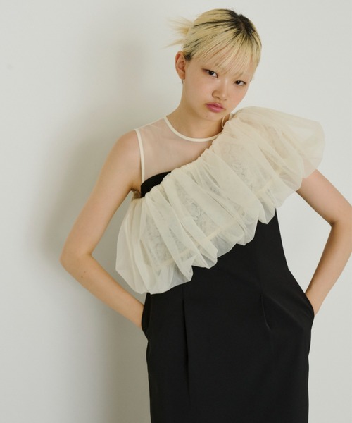 セール】balloon form set dress バルーンフォルムセットドレス