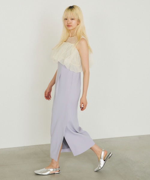 大人気♡ANDRESD オフョルダーバルーンヘムラインドレス balloon hemline dress / バルーンヘムラインドレス 結婚式