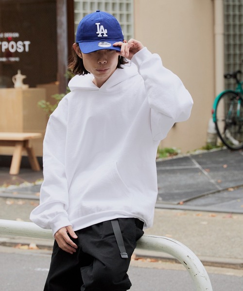 LOS ANGELES APPAREL(ロサンゼルスアパレル)の「Los Angeles Apparel/ロサンゼルスアパレル 14oz L/S HEAVY FLEECE HOOD PO プルオーバーパーカー(パーカー・メンズ・ネイビー/ホワイト/ブラック/アッシュグレー・XS/S/XL/M/L/2XL)」の11枚目の写真
