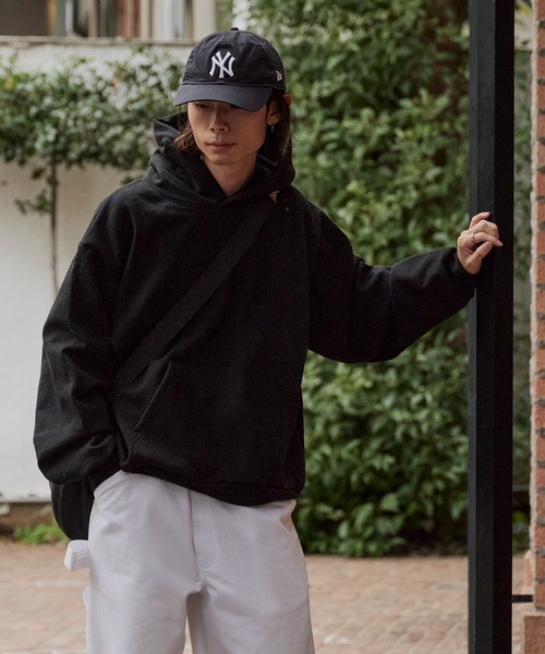 LOS ANGELES APPAREL(ロサンゼルスアパレル)の「Los Angeles Apparel/ロサンゼルスアパレル 14oz L/S HEAVY FLEECE HOOD PO プルオーバーパーカー(パーカー・メンズ・ネイビー/ホワイト/ブラック/アッシュグレー・XS/S/XL/M/L/2XL)」の16枚目の写真