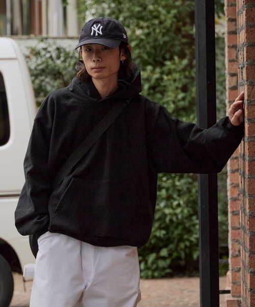 LOS ANGELES APPAREL(ロサンゼルスアパレル)の「Los Angeles Apparel/ロサンゼルスアパレル 14oz L/S HEAVY FLEECE HOOD PO プルオーバーパーカー(パーカー・メンズ・ネイビー/ホワイト/ブラック/アッシュグレー・XS/S/XL/M/L/2XL)」の17枚目の写真