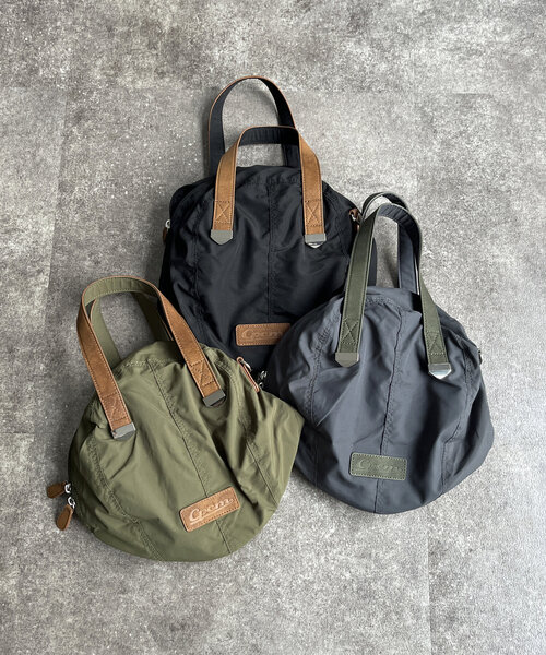 CPCM（シーピーシーエム）の「配色ヘルメットバッグ（トートバッグ・レディース・ブラック/カーキ/チャコールグレー・FREE）」の14枚目の写真