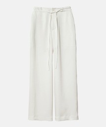 ルシェルブルー　パンツ　ホワイト LE CIEL BLEU（ルシェルブルー）の「Contrasting Fabric Pants