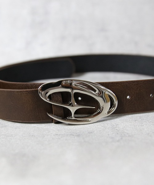 ８(eight)（エイト）の「メタルロゴバックルベルト（ベルト・メンズ・ブラック/ダークブラウン/ホワイト・FREE）」の8枚目の写真