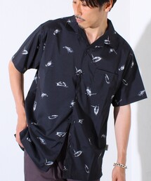 FREDY MAC | 【FREDYMAC/フレディマック】動物モチーフ 総柄 半袖オープンカラーシャツ アロハシャツ(シャツ/ブラウス)