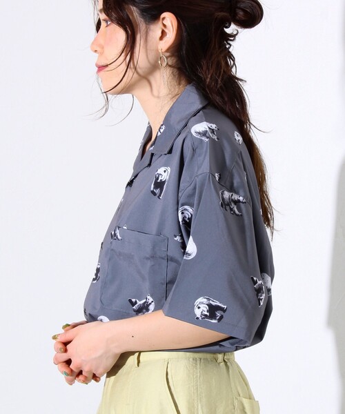 FREDY MAC（フレディーマック）の「【FREDYMAC/フレディマック】動物モチーフ 総柄 半袖オープンカラーシャツ アロハシャツ（シャツ/ブラウス・メンズ・グレー系その他2/ブラウン系その他/グレー系その他/グリーン系その他4・M/L）」の13枚目の写真