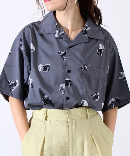 FREDY MAC（フレディーマック）の「【FREDYMAC/フレディマック】動物モチーフ 総柄 半袖オープンカラーシャツ アロハシャツ（シャツ/ブラウス・メンズ・グレー系その他2/ブラウン系その他/グレー系その他/グリーン系その他4・M/L）」の15枚目の写真