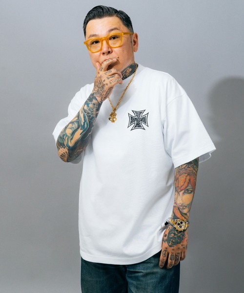 MFC STORE（エムエフシーストア）の「Classic clothing x MFC STORE ORIGINAL N.A.C IRON CROSS S/S TEE（Tシャツ/カットソー・メンズ・ブラック×ホワイト/ホワイト×ブラック・M/L/XL/S）」の15枚目の写真