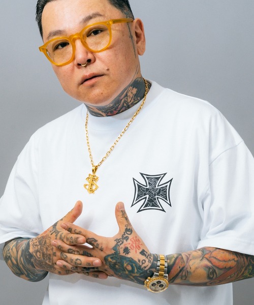 MFC STORE（エムエフシーストア）の「Classic clothing x MFC STORE ORIGINAL N.A.C IRON CROSS S/S TEE（Tシャツ/カットソー・メンズ・ブラック×ホワイト/ホワイト×ブラック・M/L/XL/S）」の17枚目の写真