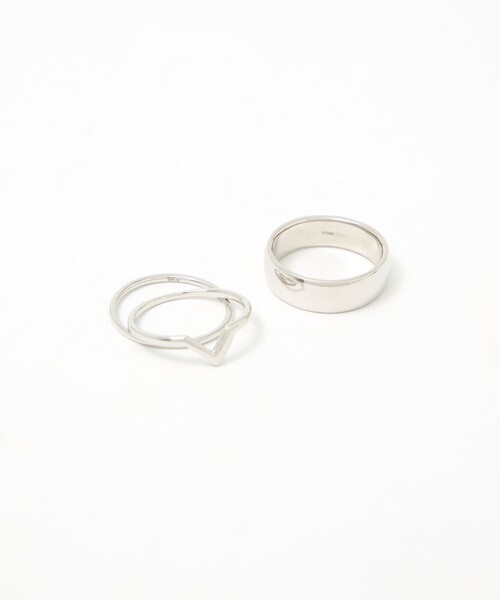 by Preek（バイプリーク）の「＜by Preek＞3SET BOLD リング（リング・レディース・ゴールド/シルバー・11/13）」の2枚目の写真