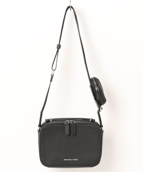 MICHAEL KORS(マイケルコース)の「HUDSON ペブルレザー クロスボディ ウィズ ポーチ(ショルダーバッグ・メンズ・ブラック・FREE)」の5枚目の写真